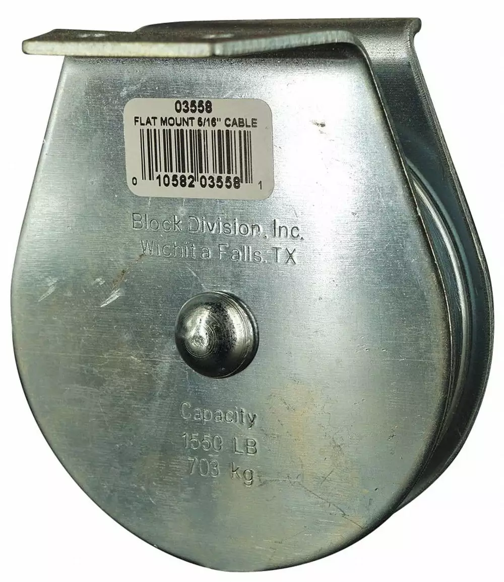 Sim Supply Pulley Block.Sheave OD 3-1-2 In. 4JX81 4JX81 ZO-G2536021