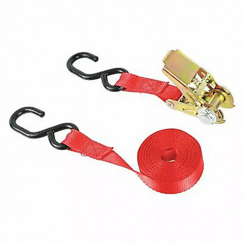 Sim Supply Tie Down Strap.Ratchet.Poly.15 ft..PK2 2VKP3