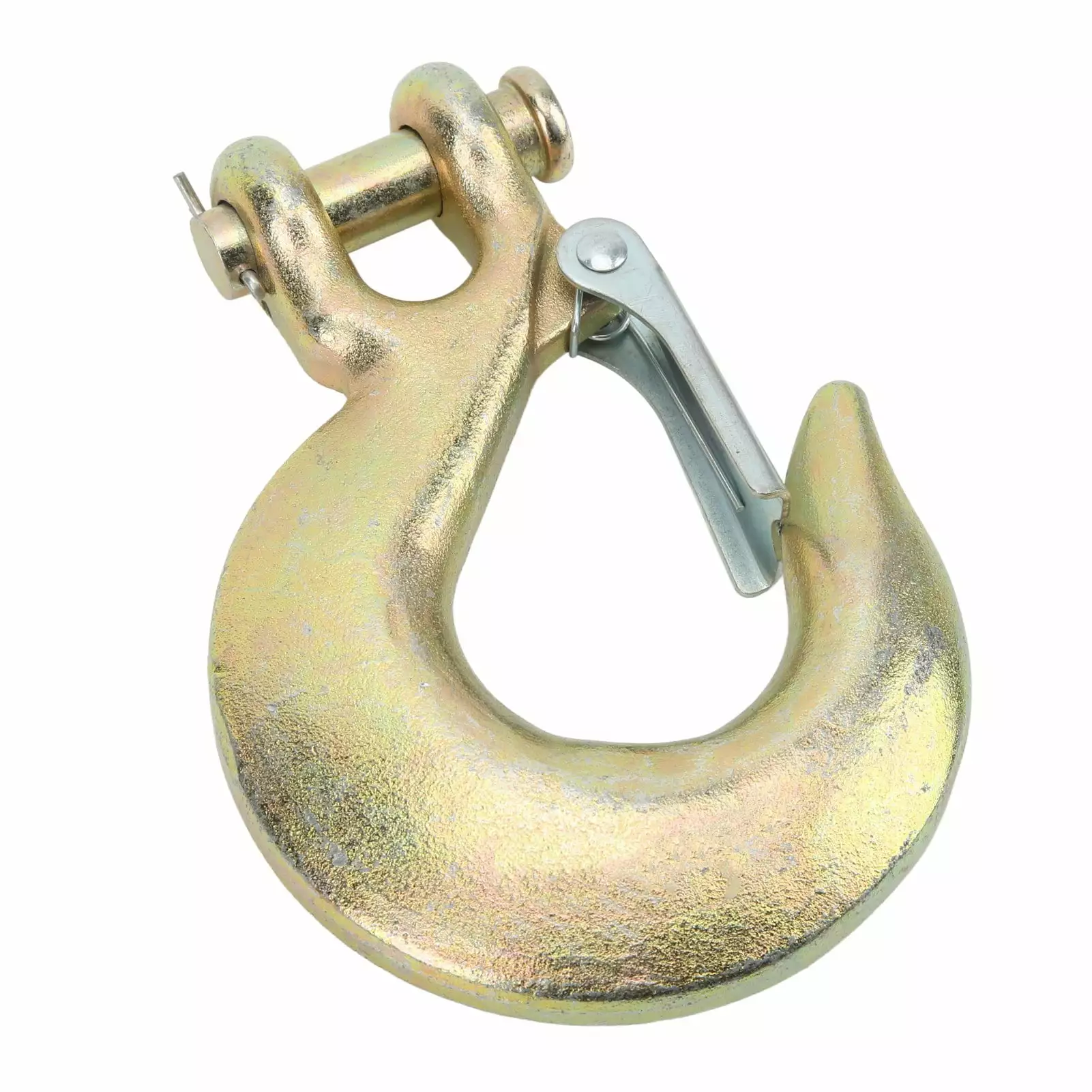 Slip Hook Thicken Alloy Steel High Temperature Quenching 13500lbs Heavy Duty Grab Hook for Port Transportation 5/8in