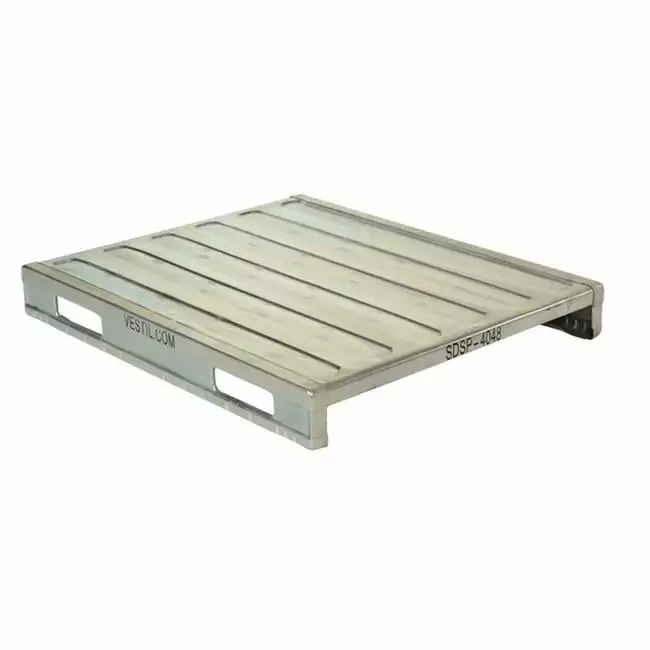 Solid Steel Deck Pallet - 40 x 48 x 6 in.