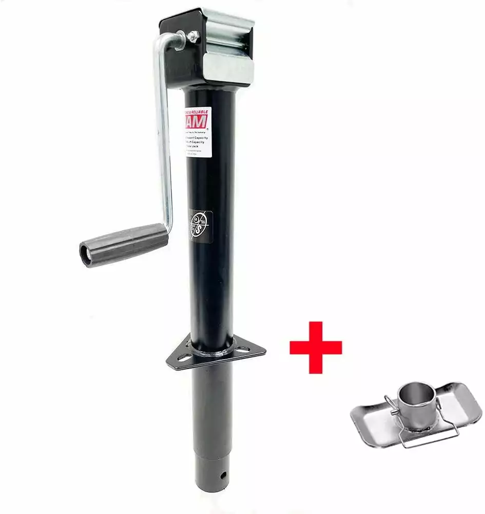 Kojem Forklift Lift Hook. 6600 lb Load Capacity Forklift Lifting Hoist with Swivel Hook and Two Large T-Screws