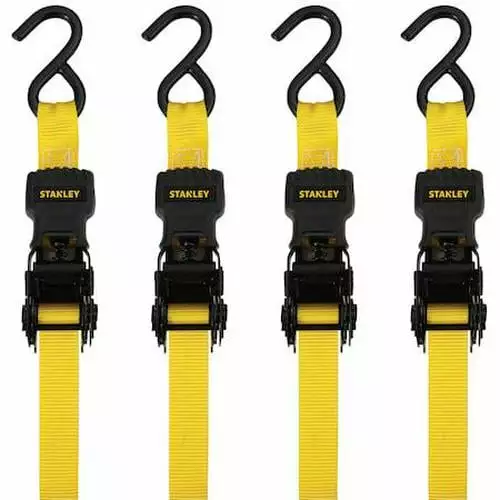 iPower 6-Pack 1/8'' 8' Long Heavy Duty Adjustable Rope Metal Clip Hanger. 150lb Capacity