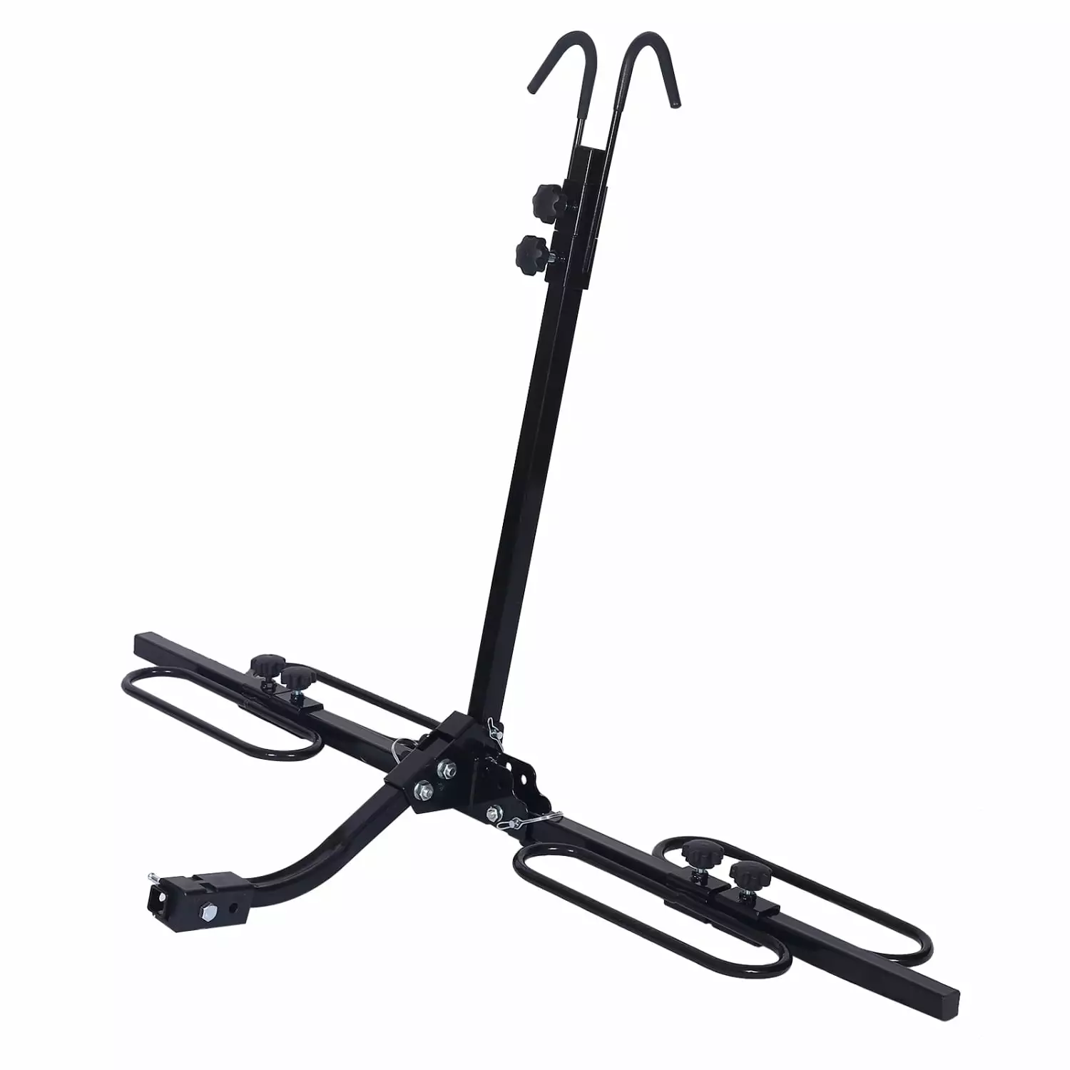 Sturdy and compact 2 receiver platform bike carrier hitch rack with easy installation and use perfect for road trips and outdoor adventures. Mounting two bicycles has never been easier!