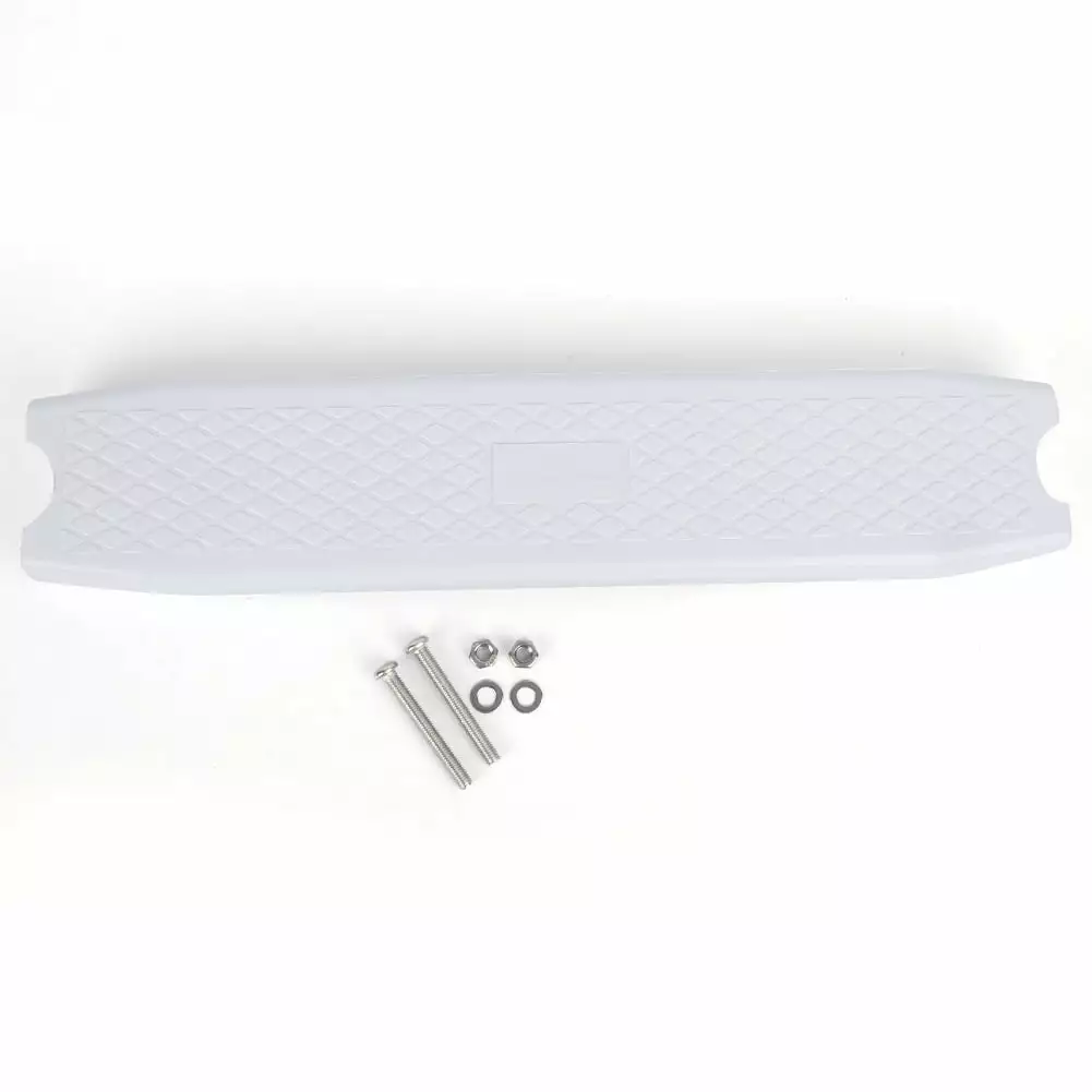 2pcs Pool Ladder Bumpers For Inground Pool. White Rubber Inground Pool Ladder Caps Fits 1.90 Swimming Pool Ladder