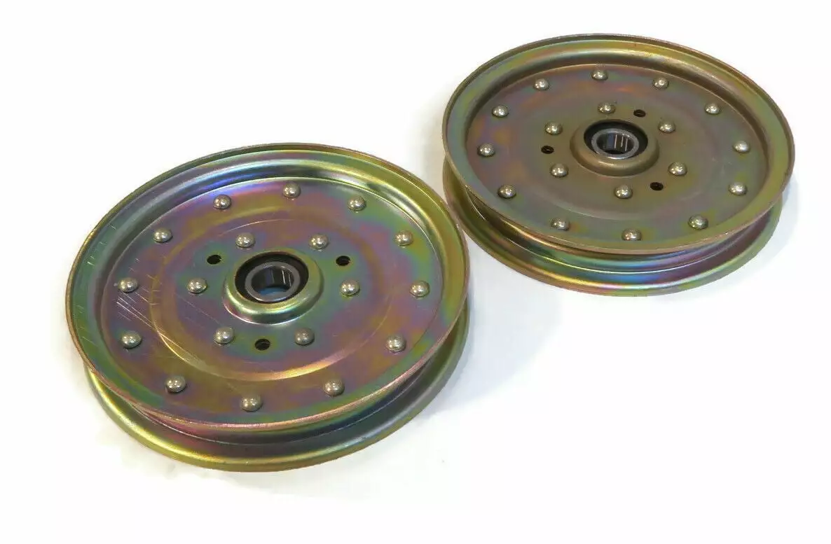 The ROP Shop | (Pack of 2) Idler Pulleys For 2006 & 2007 Toro Z Master Z597-D 74280TE 62 Deck