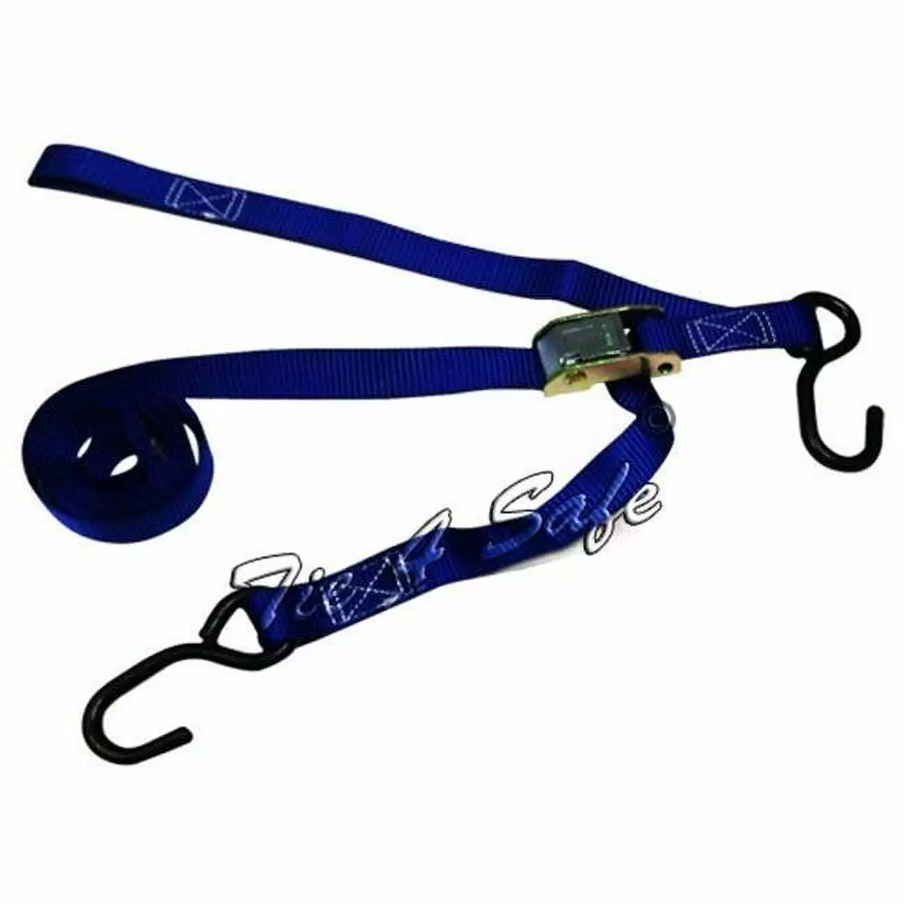 Jacks Trailer Tie with Iron Bull Snaps. Light Blue