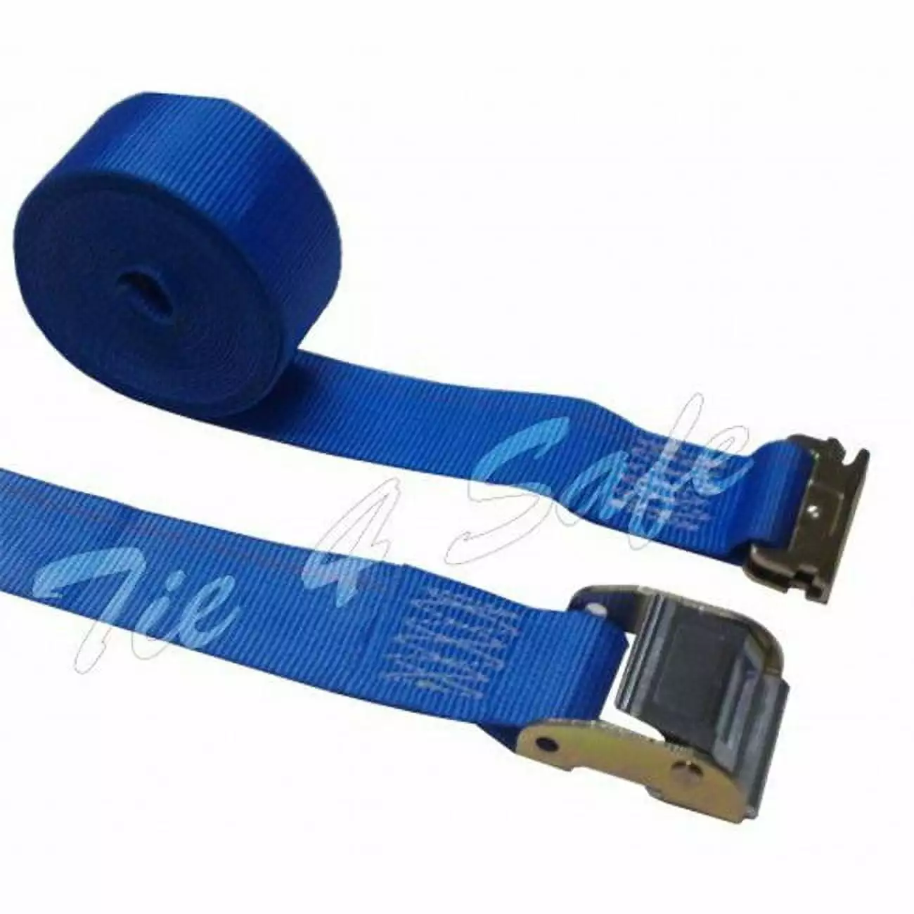 Tie 4 Safe CT11-20M23B-8 2 in. x 20 ft. Logistic Straps with Cam Buckle & E-Fittings - Blue. 8 Piece