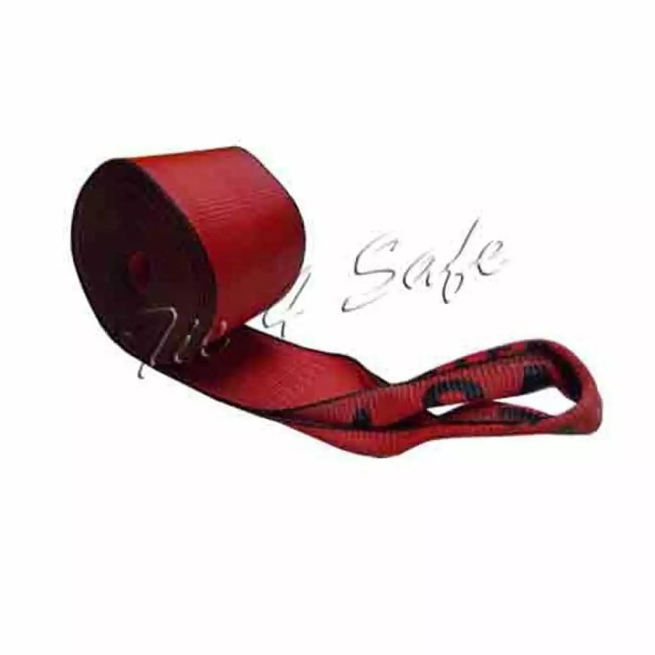 Tie 4 Safe TWS44-30-R-2 4 in. x 30 ft. Winch Straps with Loop End. Red - 2 Piece