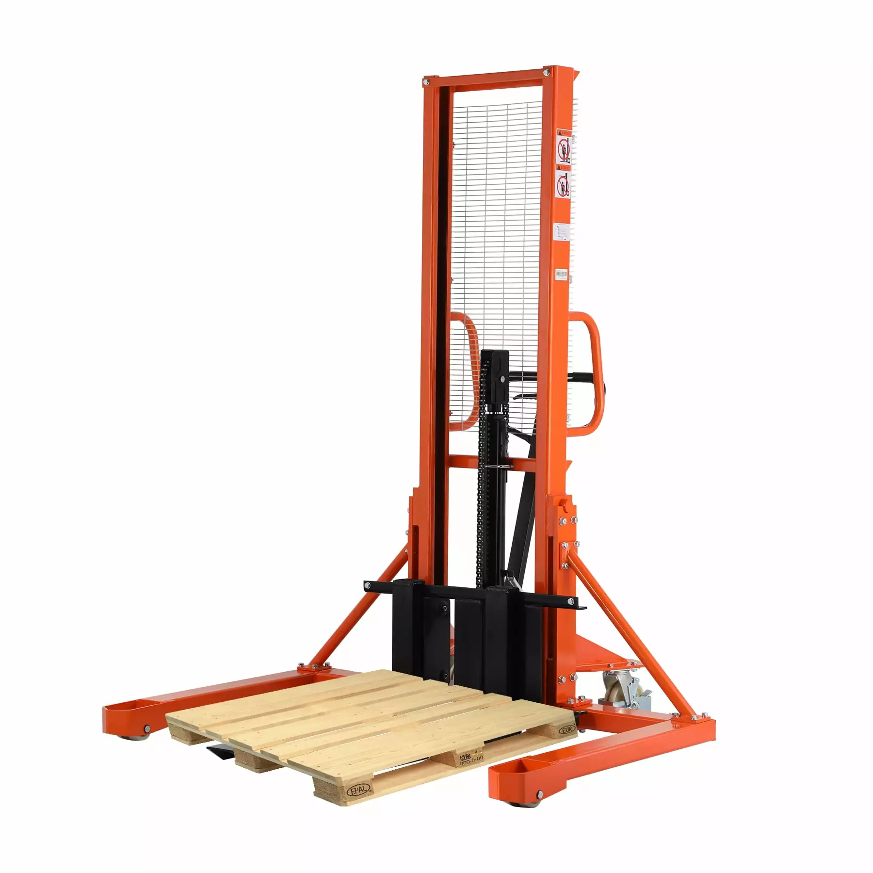 Vestil Winch Lift Truck Adjust Straddle