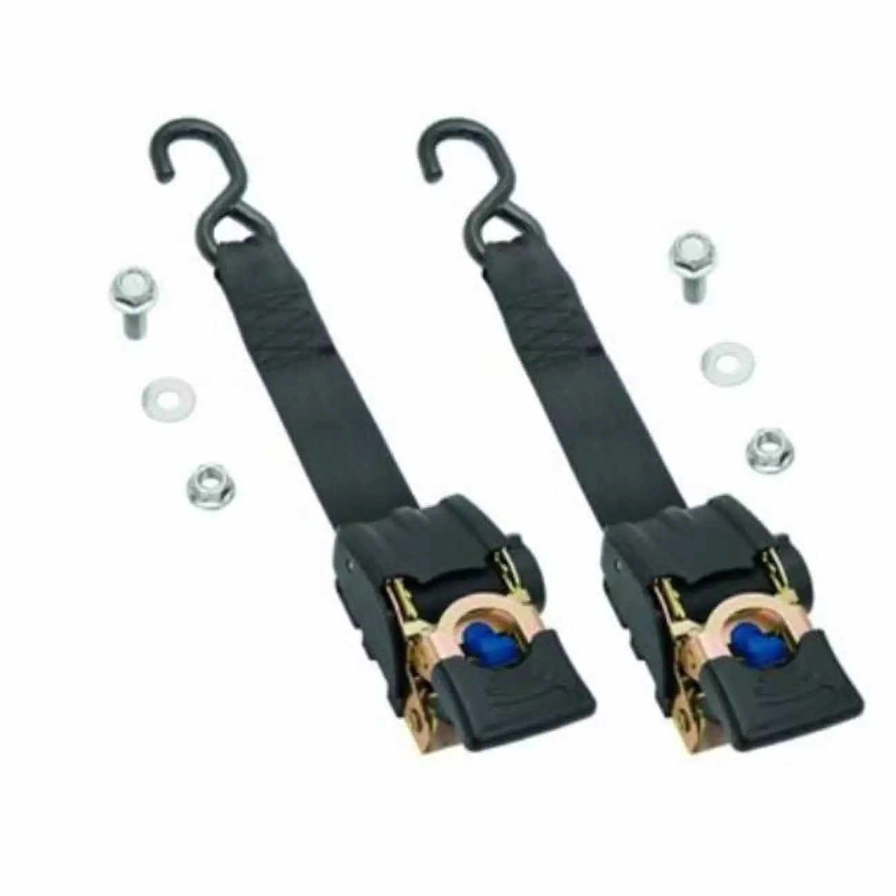 Transom Retractable Ratchet Tie Down, 2 x 43 In. 833 Lbs. Load Capacity