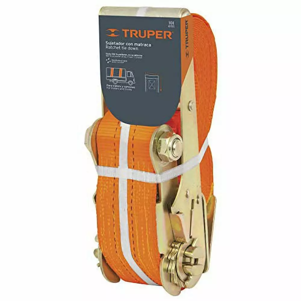 Truper 10313 / SU-5400 - Ratchet Tie Down Strap