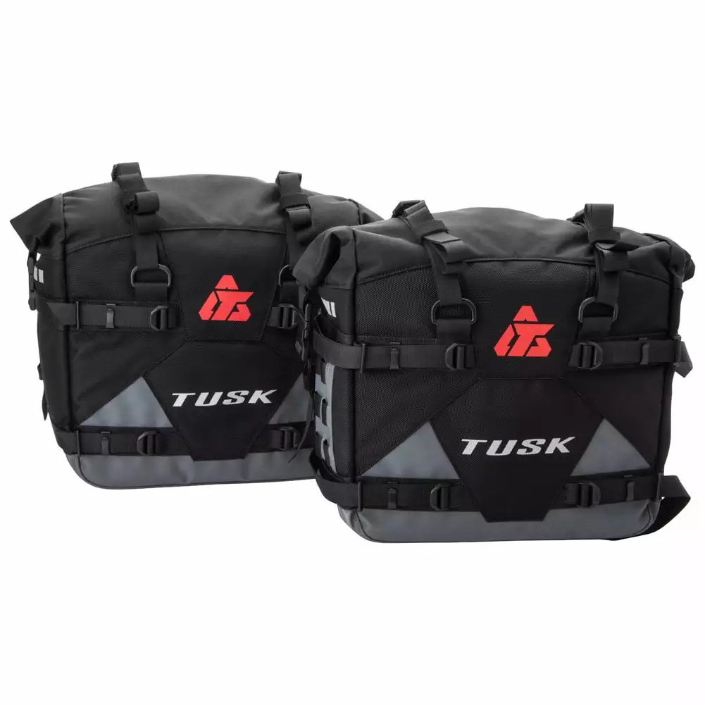 Tusk Pannier Racks With Tusk Pilot Pannier Bags for Honda Africa Twin DCT CRF1000D 2016-2017