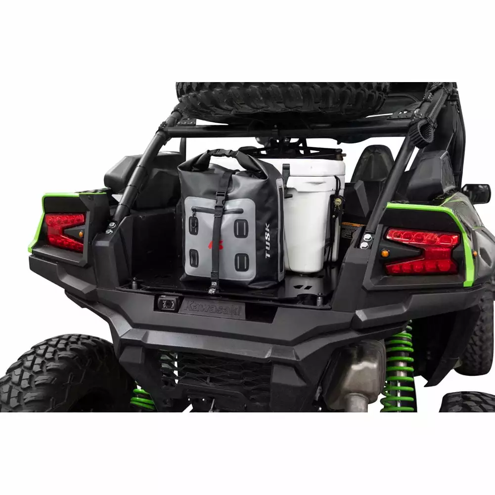 Tusk UTV Bed Cargo Rack Black Powder Coated