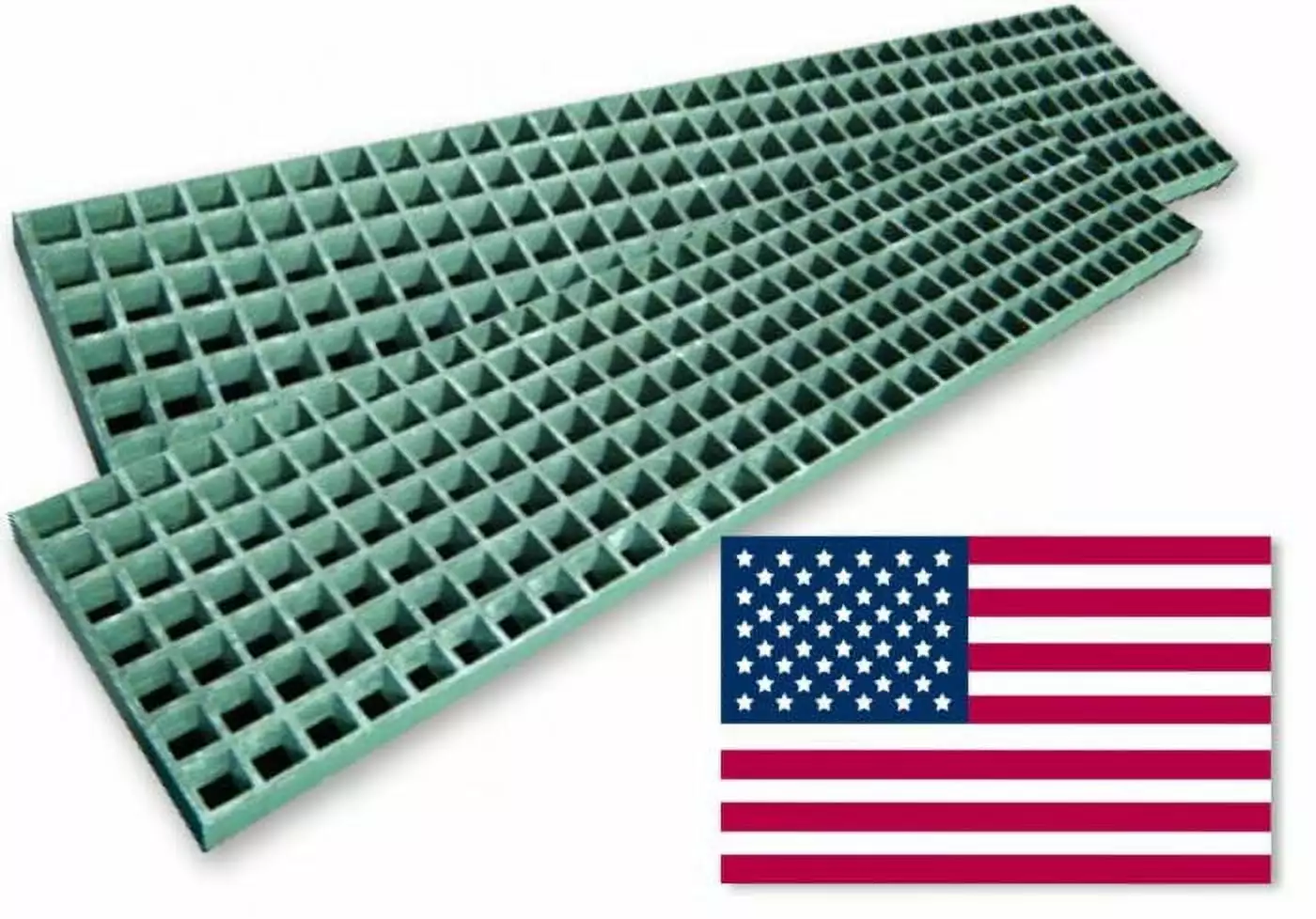 U.S. made HD WAFFLE BOARDS ?C FIBER GLASS 12 inch X 48 inch X 1.5 inch (Pair) (OFF-ROAD RECOVERY)