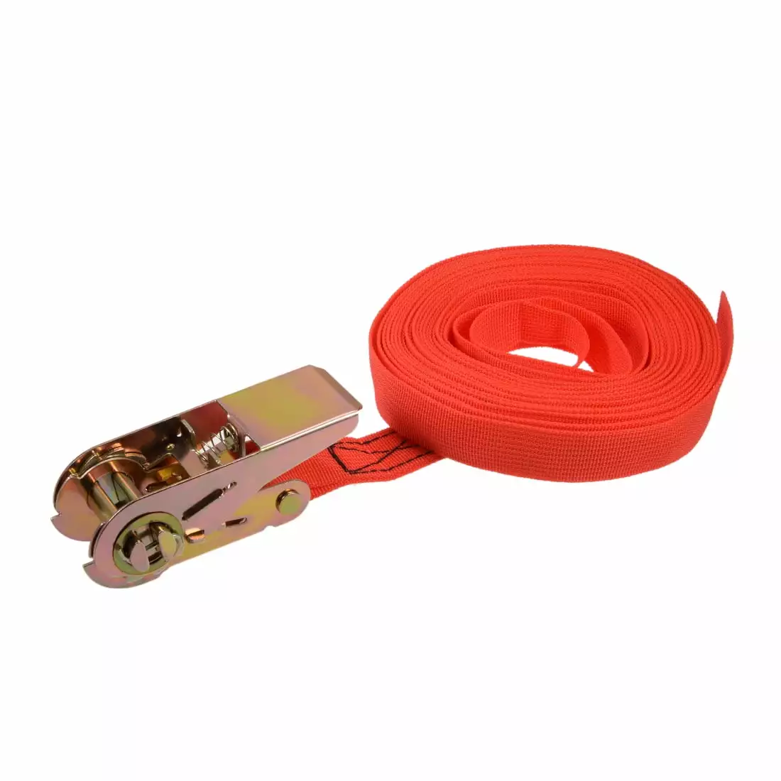 Uxcell 7M x 25mm up to 250Kg Ratchet Tie Down Strap. Red