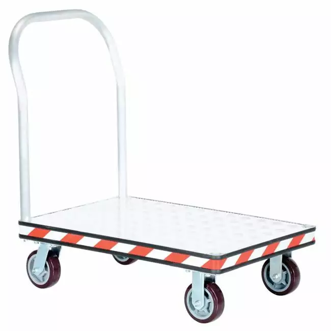 Vestil Manufacturing 24 x 36 in. Heavy Duty Aluminum Treadplate Platform Truck