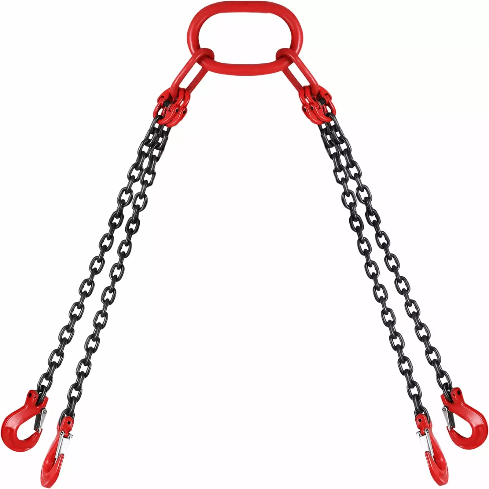 VEVOR 5ft Chain Sling 4 Legs 5/16 X 5' With Sling Hooks. Lifting Chain Sling G80 Alloy Steel