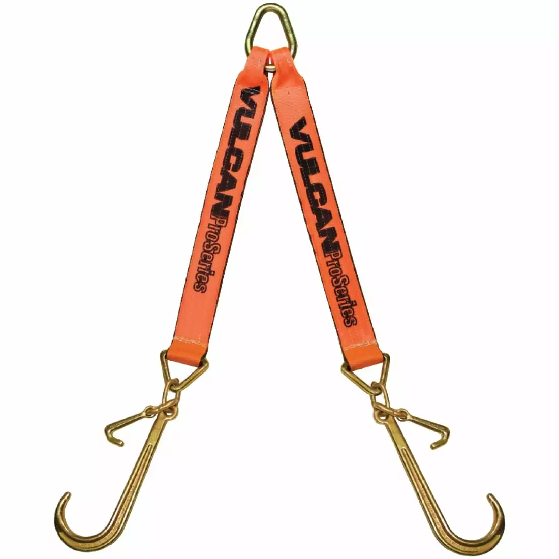 VULCAN Web Bridle Forged 15 inch J Hooks and 4 inch J Hooks - 54 inch - PROSeries - 4700 Lbs SWL