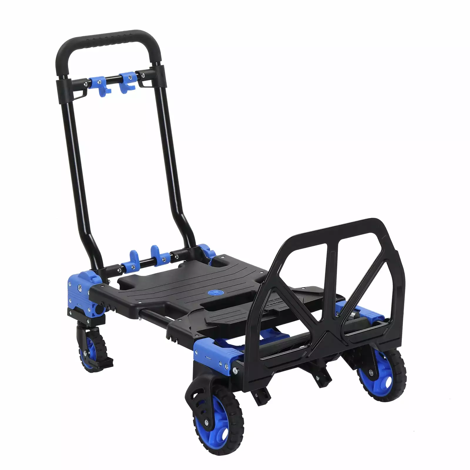 Winado Folding Hand Truck Dolly Cart. Convertible Hand Cart with Retractable Handle