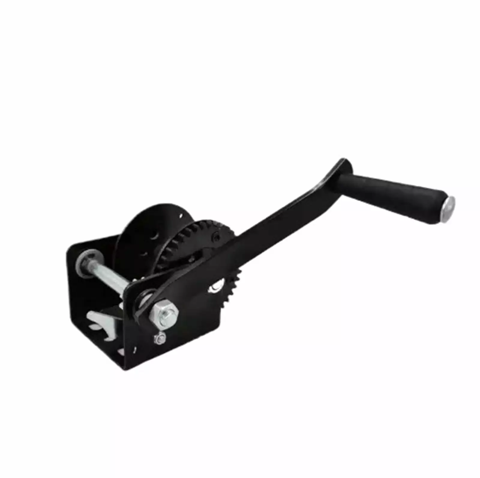 Winch 600LBS Black Mini Hand Winch. Manual Small Hand Winch Small Hand Crank with Excellent Towing Capacity