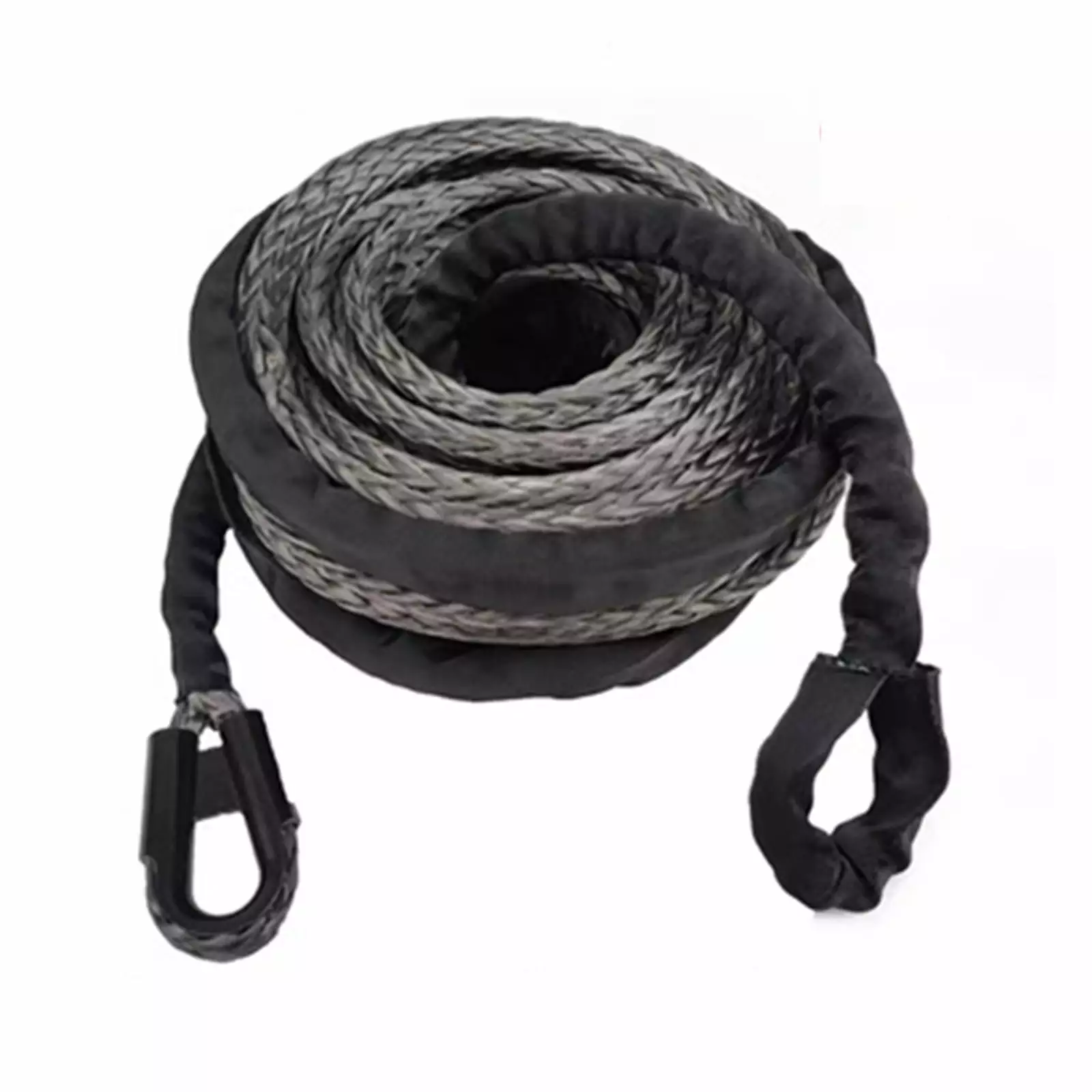 Winch Rope. 15m 26500lbs/12Ton Synthetic Winch Extension Line Rope For Off Road Vehicle ATV UTV SUV Truck Boat Winch Accessory--------.Light and Strong