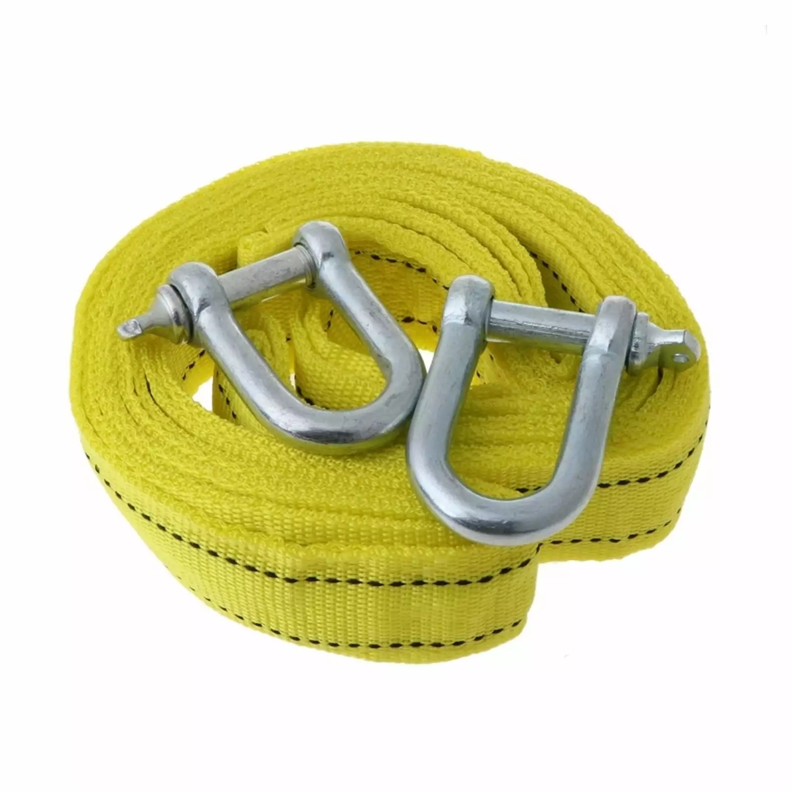 Winch Rope. 4m 5ton Car Tow Rope Hook Heavy Duty Road Recovery Pull Towing Strap--------.Light and Strong