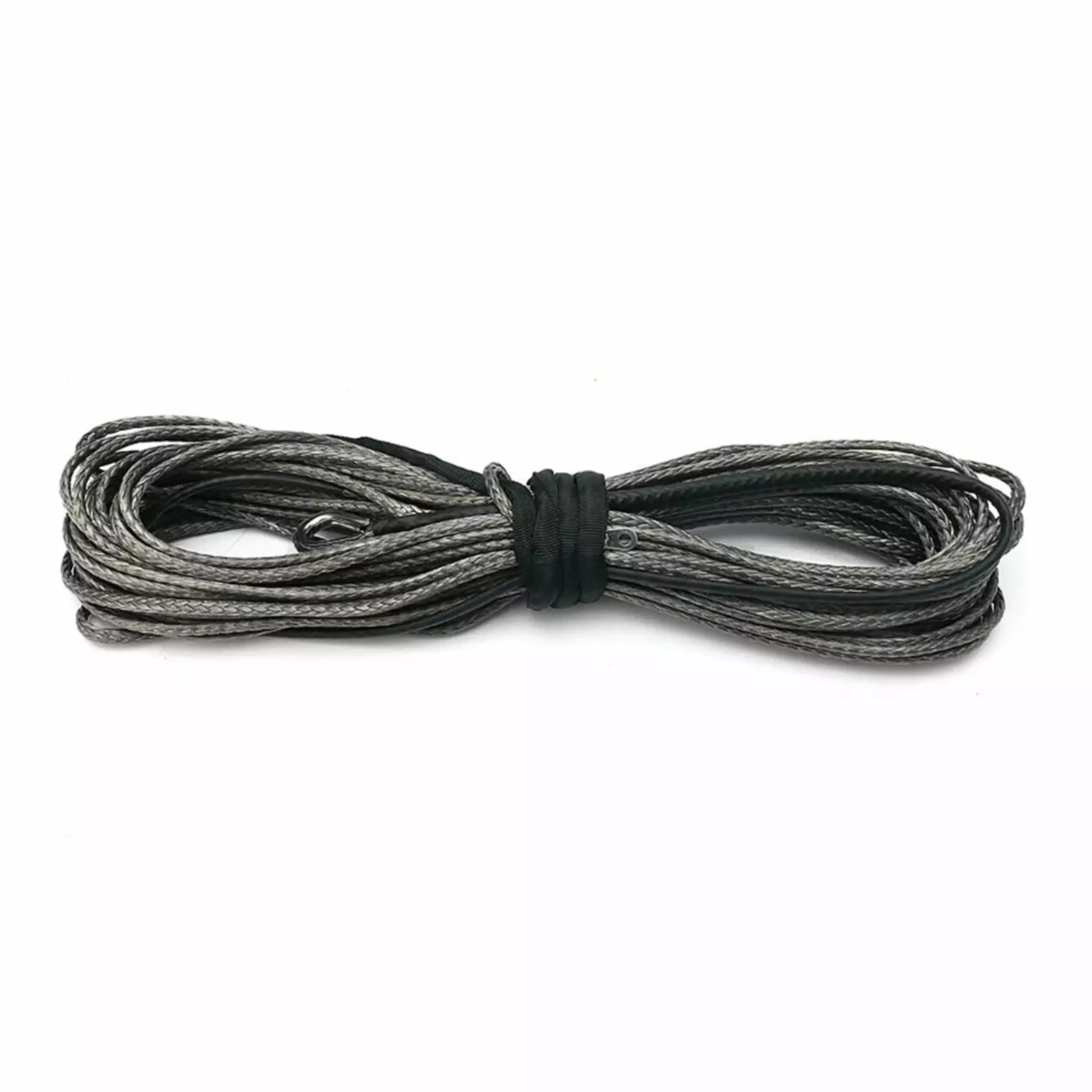 Winch Rope. 6500lbs Synthetic Fiber Winch Rope with Sheath.1/4 X 100ft Car Towing Rope Pulling Rope Car Accessories--------.Light and Strong