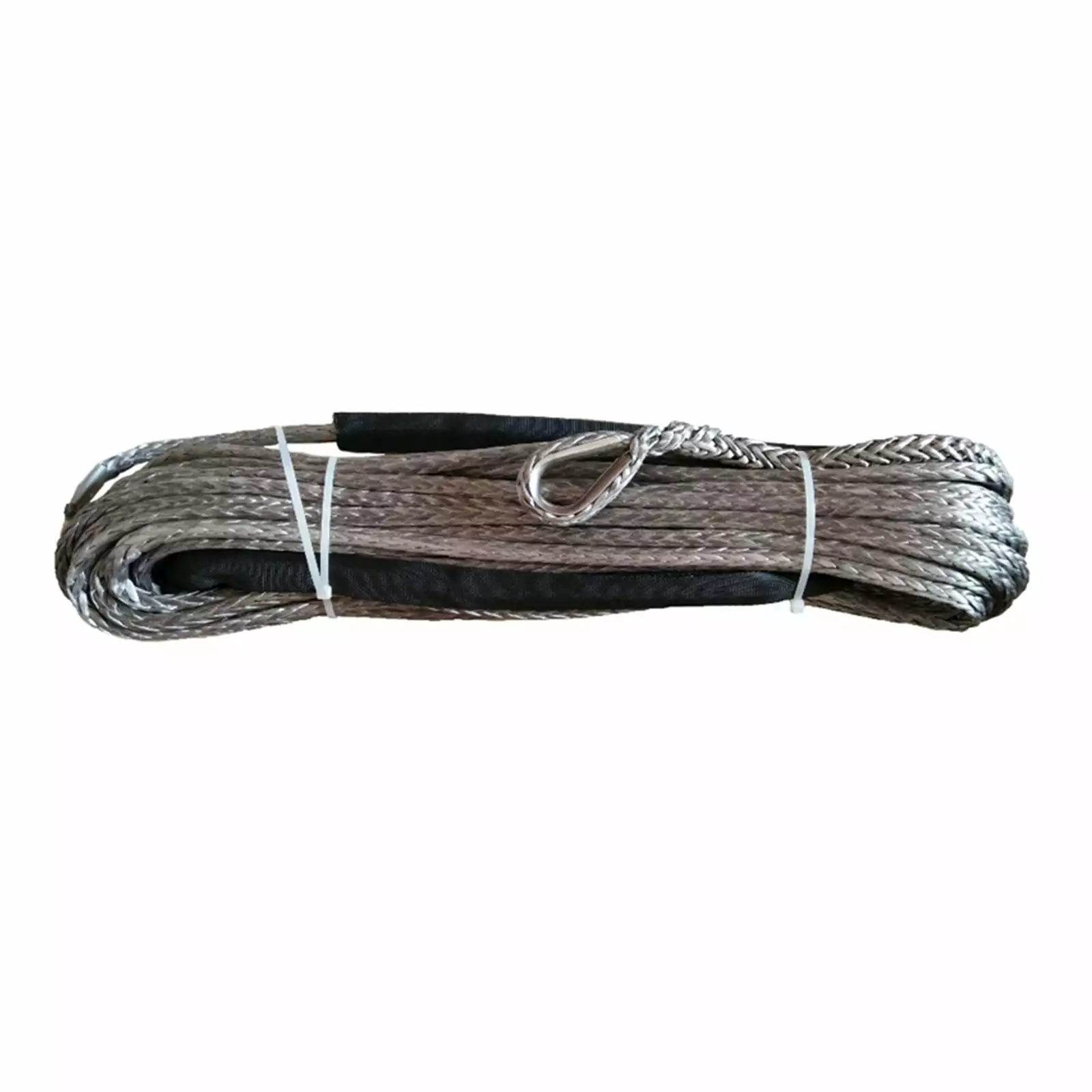 Winch Rope. 2865LBs Synthetic Winch Line Cable Rope Hollow Braid 4mm 100M 12 Strands Sailboat Winch Towing Ropes--------.Light and Strong