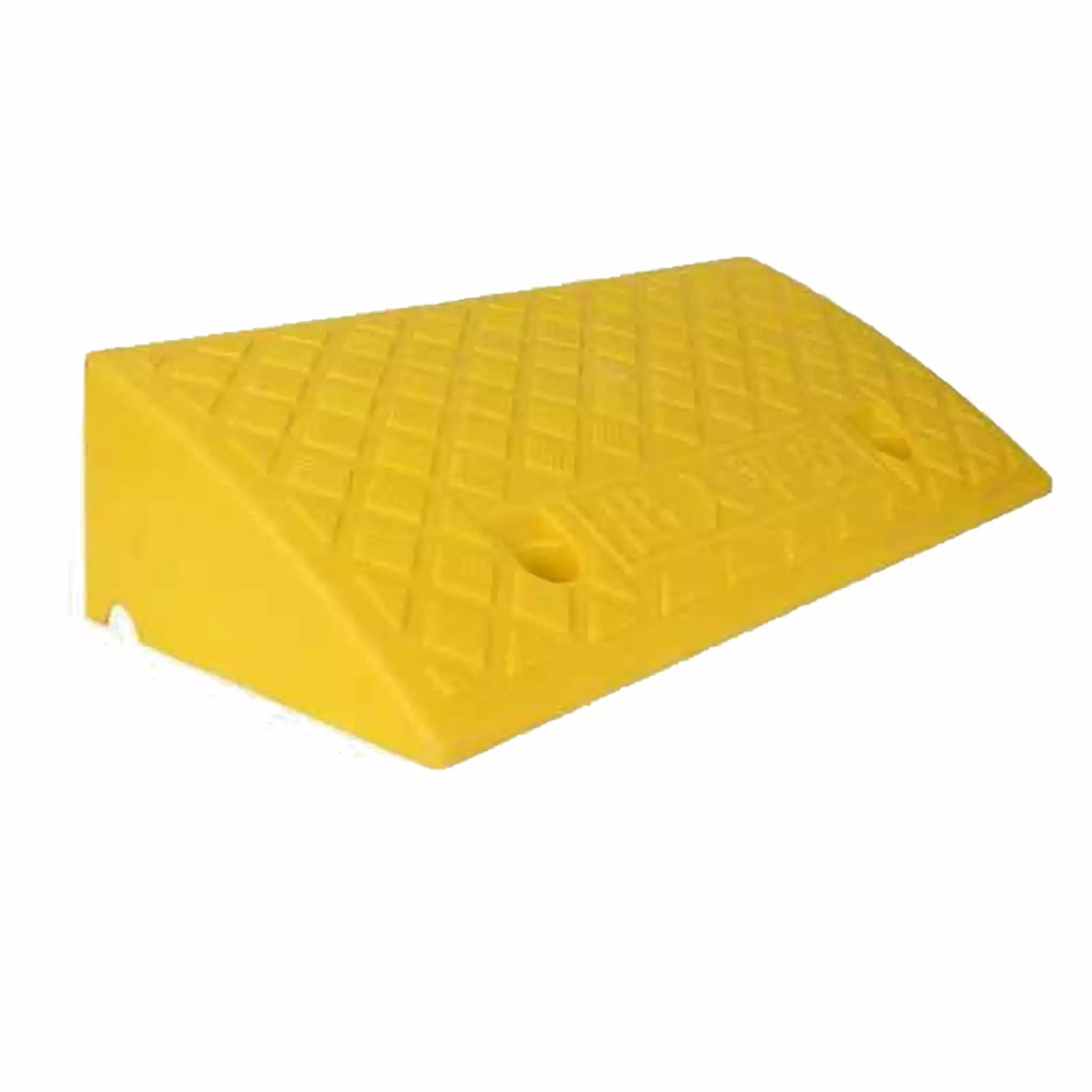 WonderfulMart Uphill Speed Bumps Steps Black and Yellow Color Lightweight Plastic Pad Step Mat for Street Parking Yellow/9cm