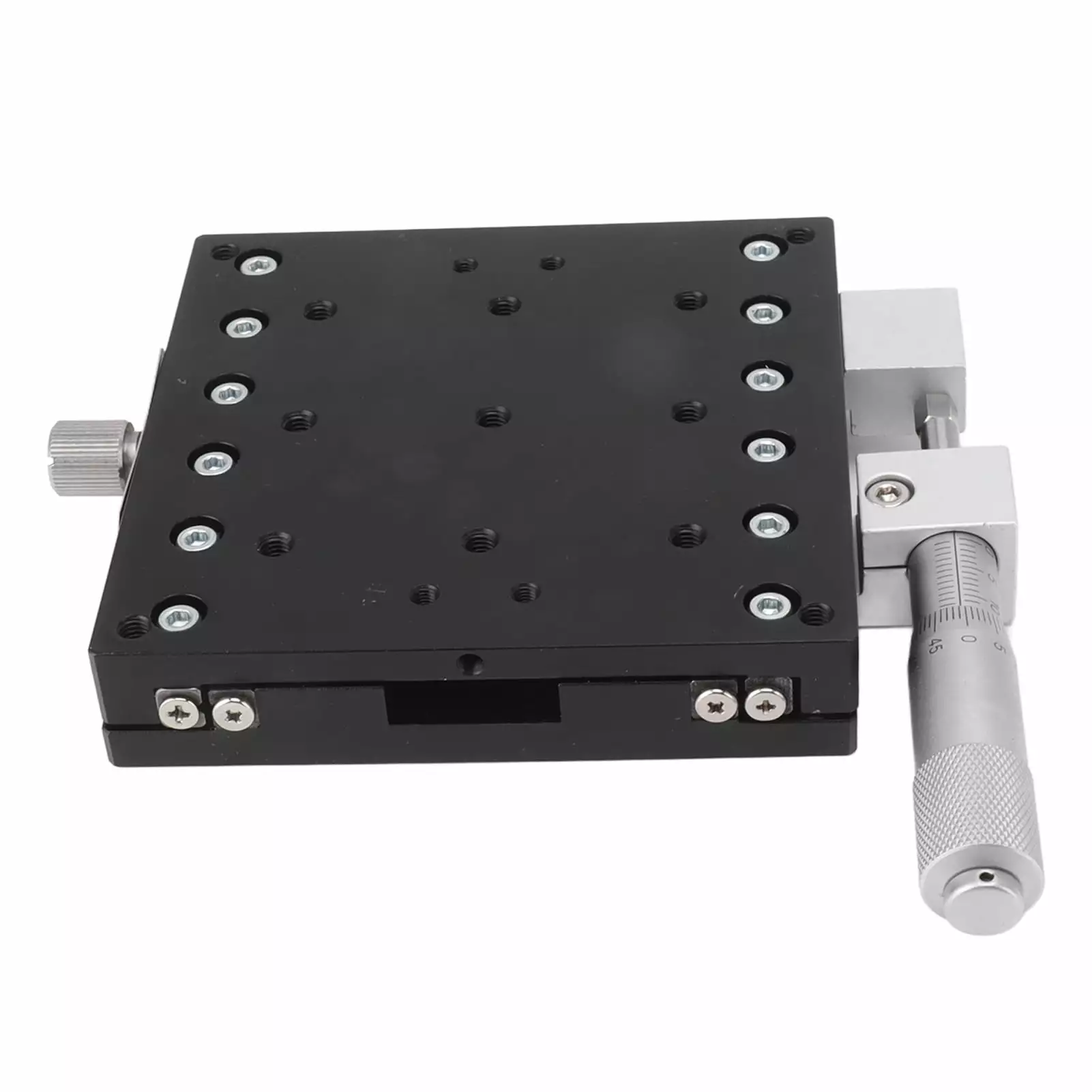 High-Precision X-Y Axes Linear Stage - Screw-Type Displacement Platform with Aluminum Alloy Sliding Table