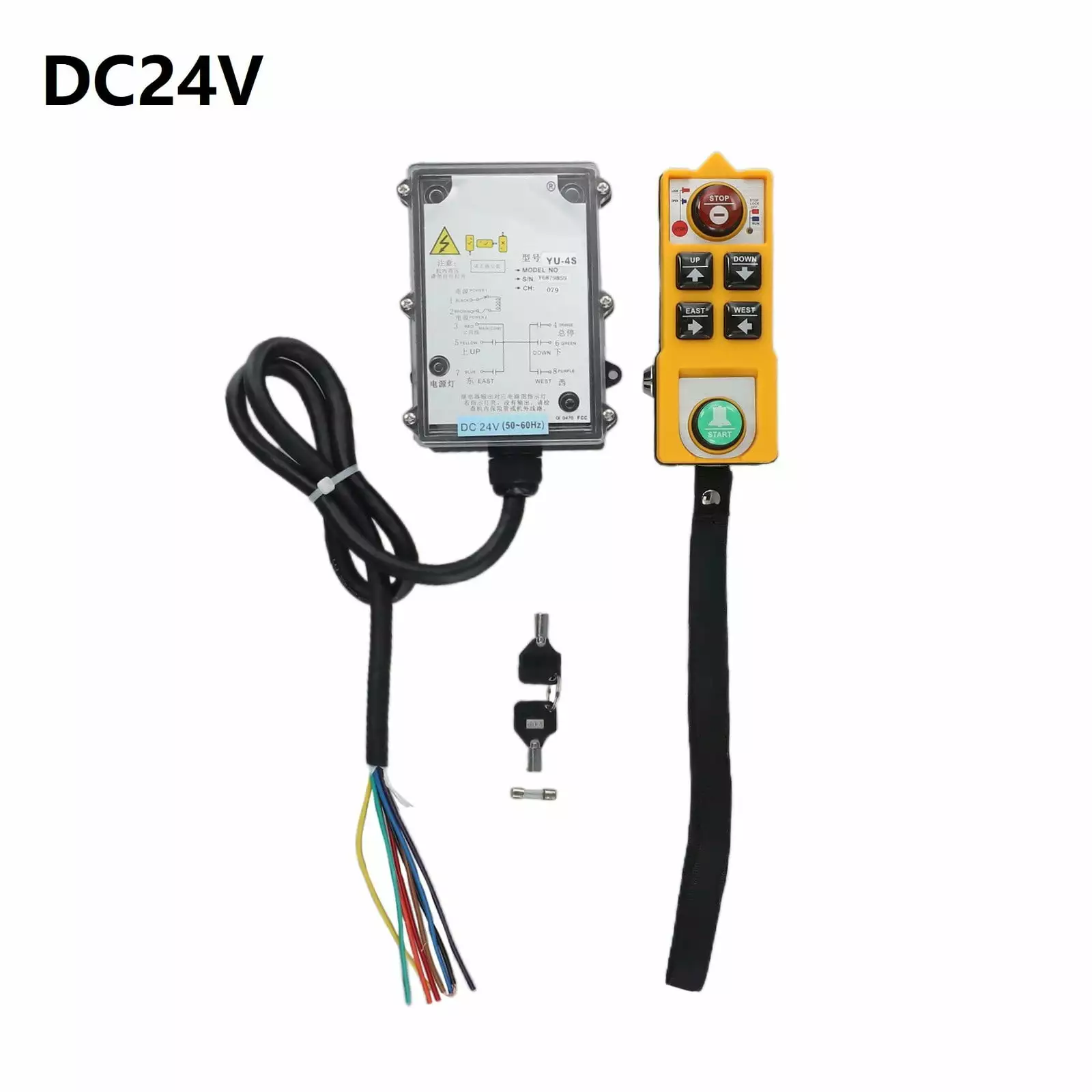 YU-4S Industrial Remote Control Electric Hoist Remote Control for Crane/Conveyor DC24V