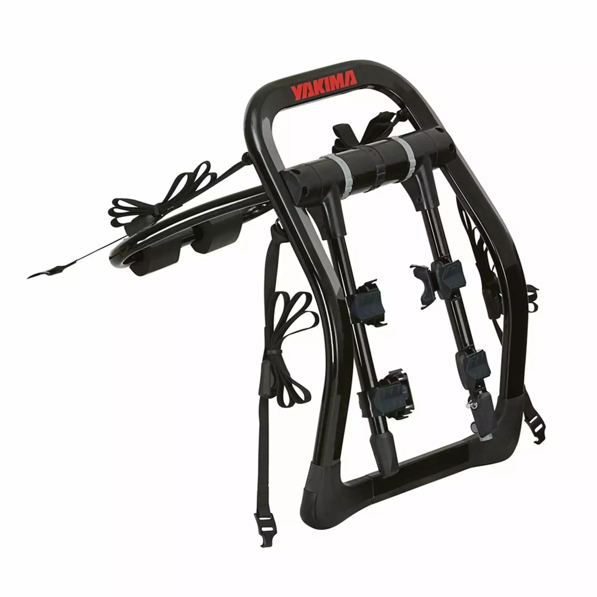 Pre-Owned Yakima 2 Bike Capacity Trunk Bike Strap Rack w/ZipStrips. Black