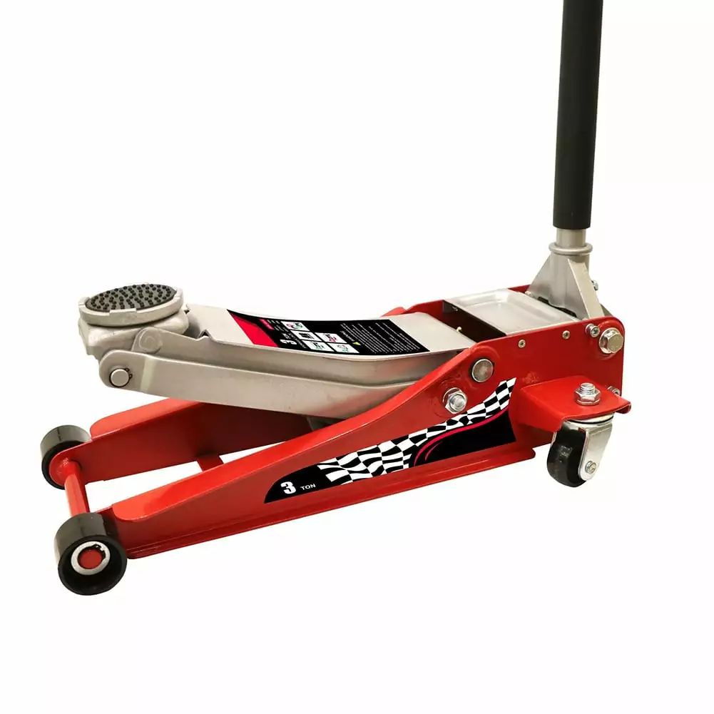 Yesurprise Floor Jack. Low Profile Steel Racing Floor-Mounted Hydraulic Jack with Dual-Piston Quick-Lift Pump. 2.5-Ton (5.000 LBS) Capacity. Heavy Duty Racing Car Jack for Workshop