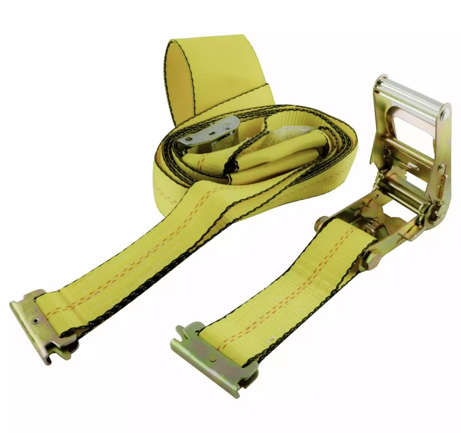 Zazesaby 8314 3500 lb. E-Track Adjustable Tire Basket Strap with Cam Buckle and Ratchet