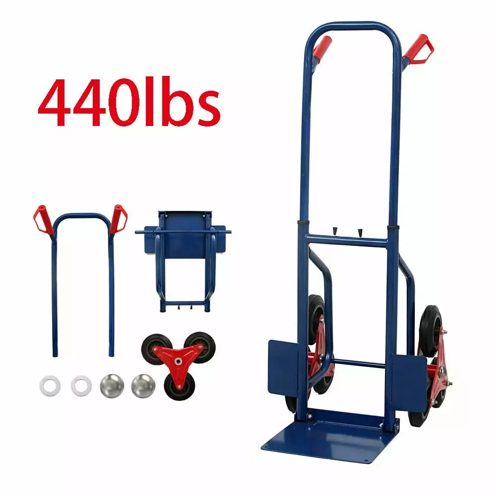 Zimtown 440LB Stair Climbing Climber Dollies Folding Hand Truck. Maximum Weight 440 Pounds