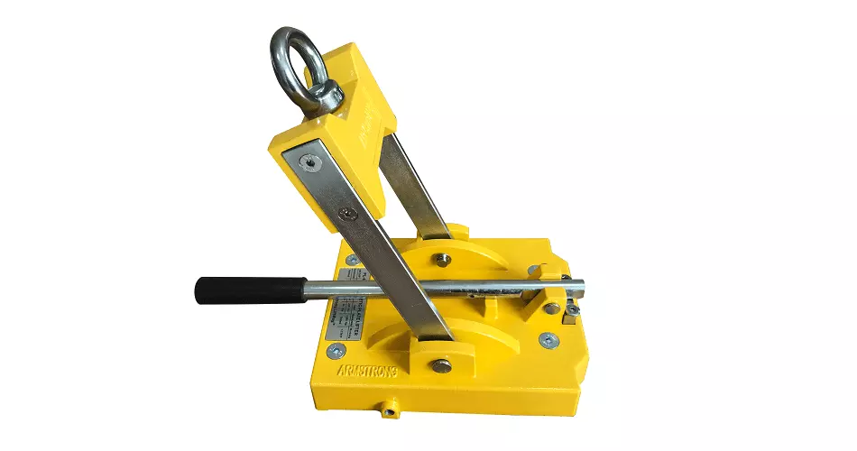 Magnetic Plate Lifter PL-660A 660 lbs Max. Lift Capacity Lifting Magnet with Safety Factor 3:1. 1.980 lbs Breakaway Force