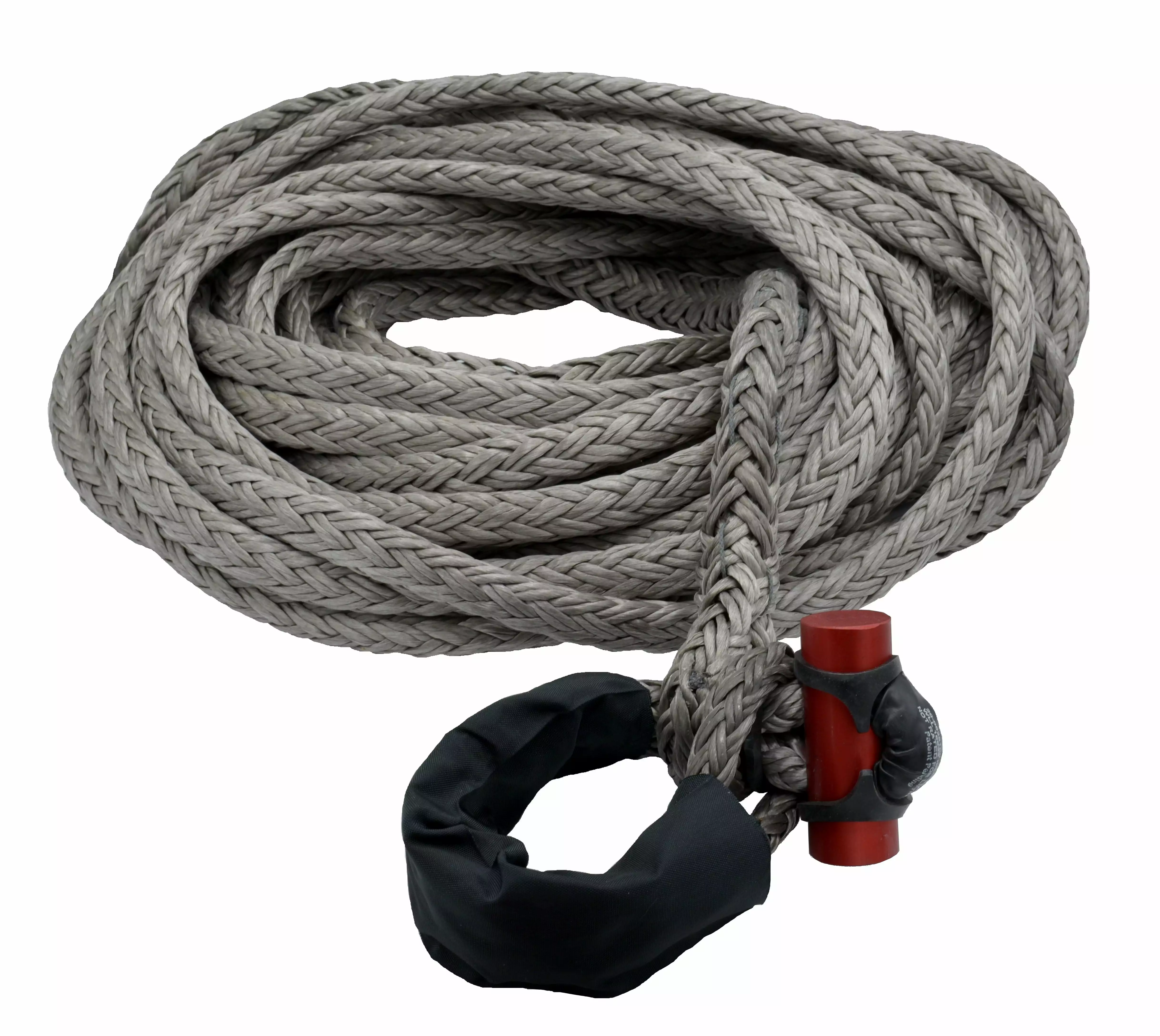 5/8 x 75' LockJaw Synthetic Winch Line w/ Integrated Shackle 16.933 lbs WLL