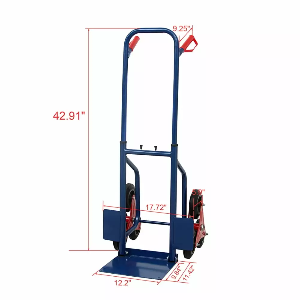 Studyli 2000lbs Swivel Trailer Jack Heavy Duty Boat Trailer Jack W/8 Dual Wheels Silver