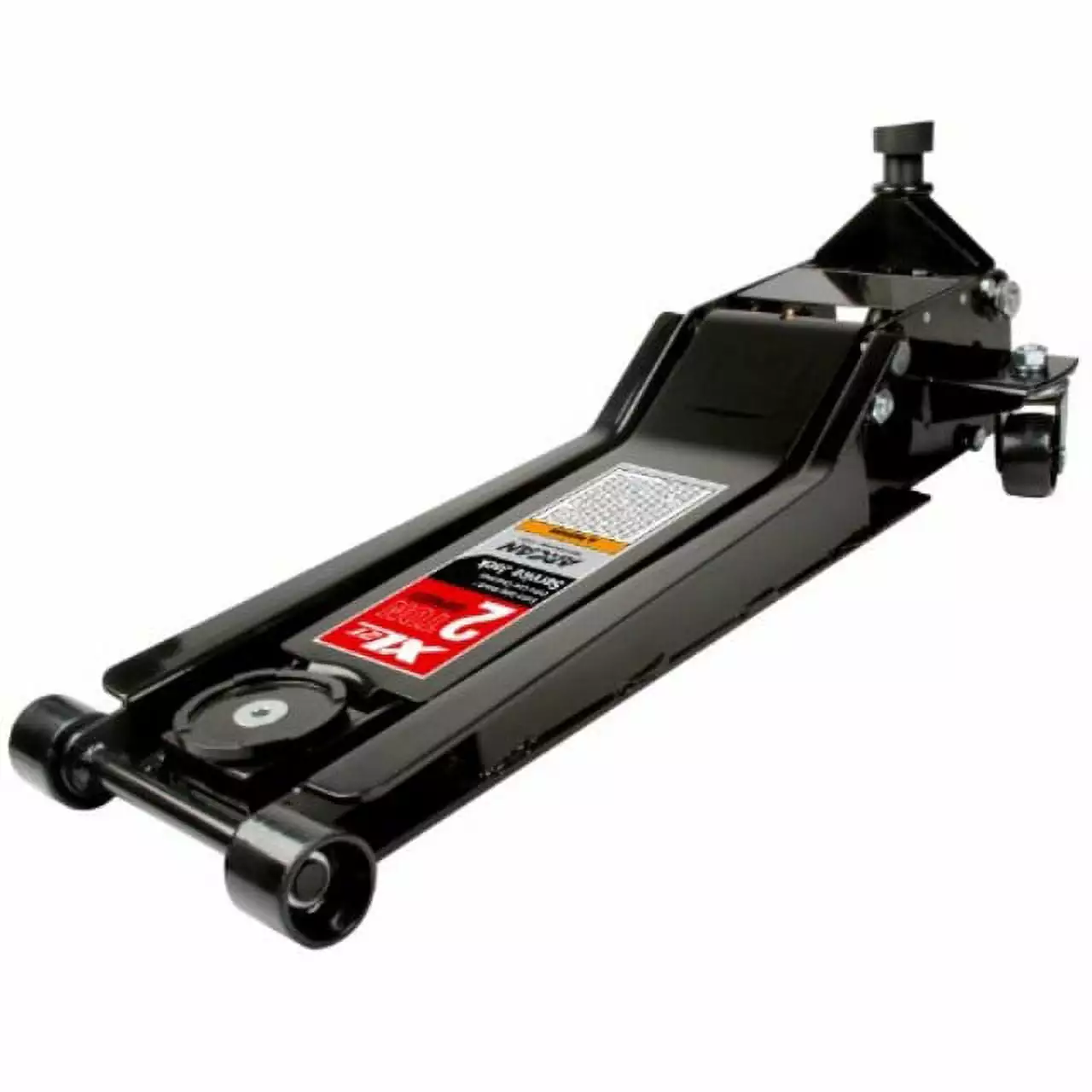 arcan xl2t black low profile steel service jack - 2 ton capacity