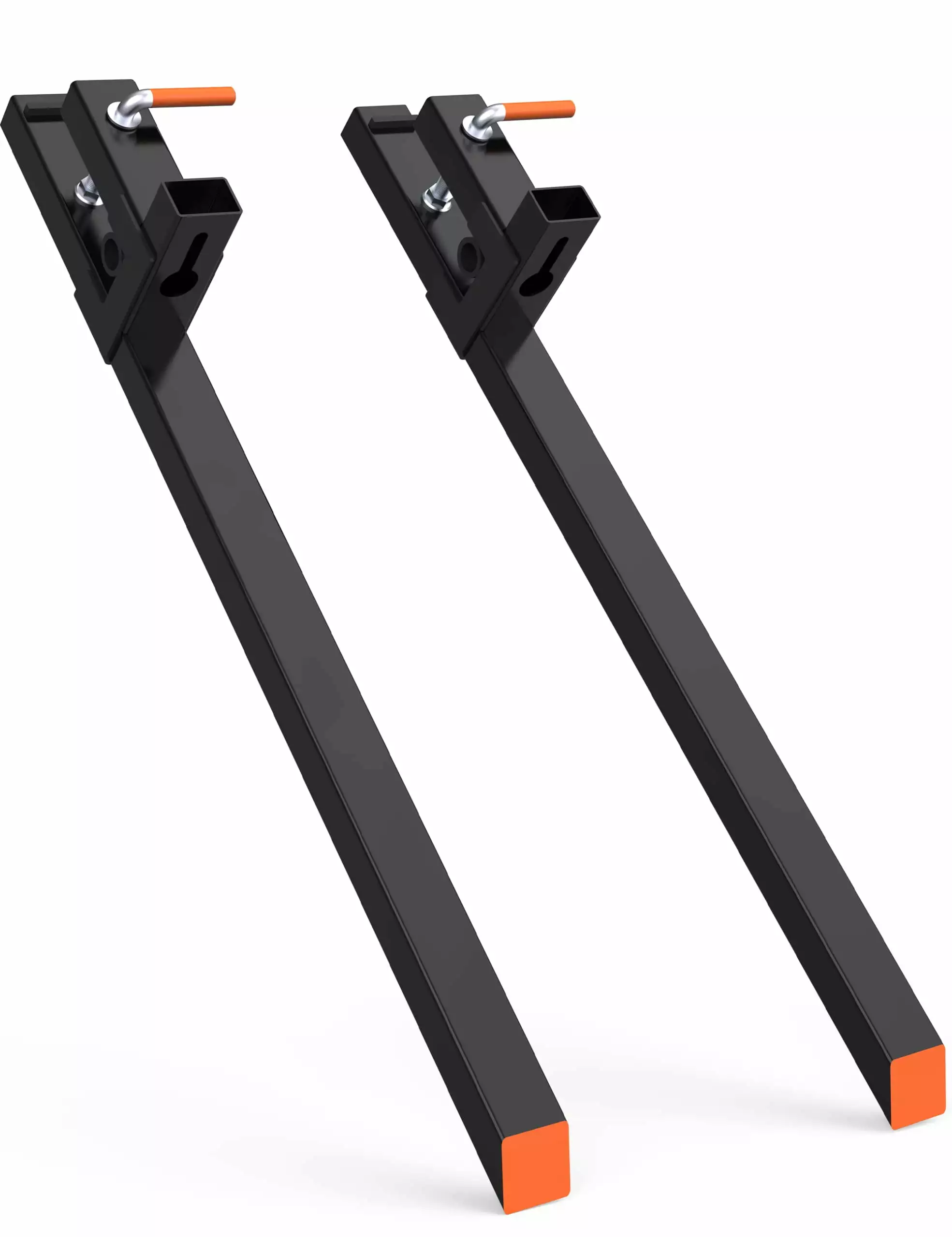 DSstyles [2000 lbs] 43 Heavy Duty Clamp-on Pallet Forks for Tractor Bucket Loader Skid Steer