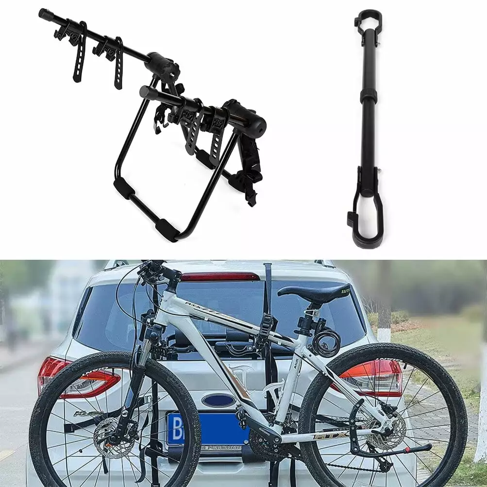 cciyu Bike rack Fit for Most Car SUV Trunk Mount Bicycle Carrier Rack