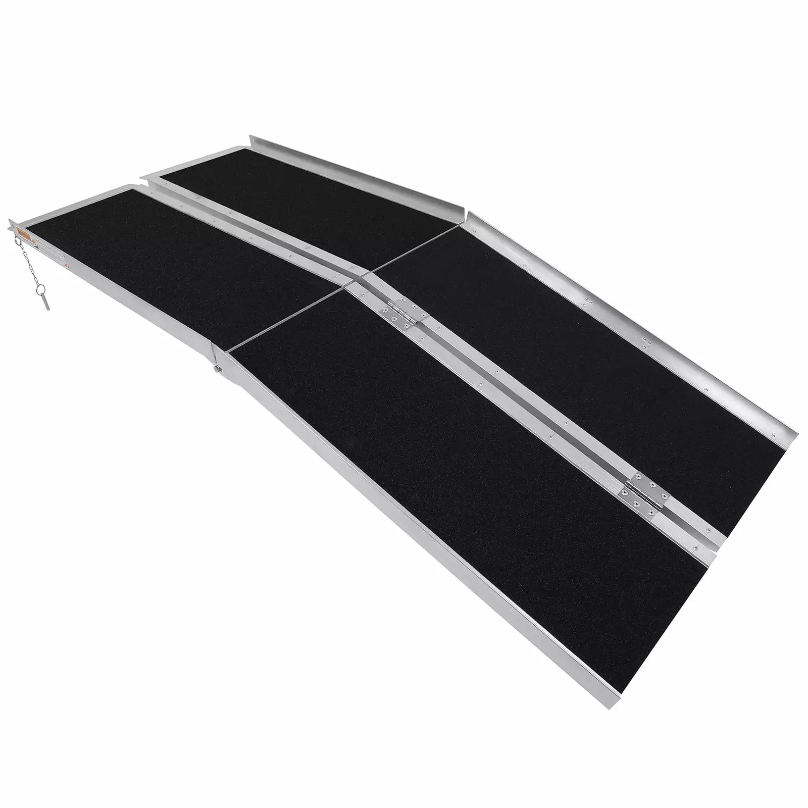 cciyu Ramp 8 Ft Aluminum Multifold Wheelchair Ramp with 600lbs Max Load