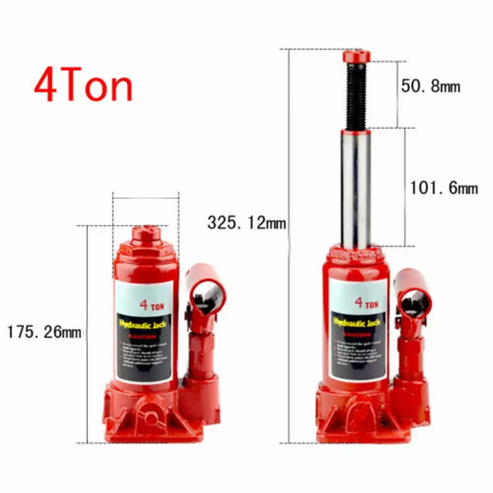 Zimtown 4 Ton Small Automotive Emergency Hydraulic Bottle Jack Lift Tool Portable