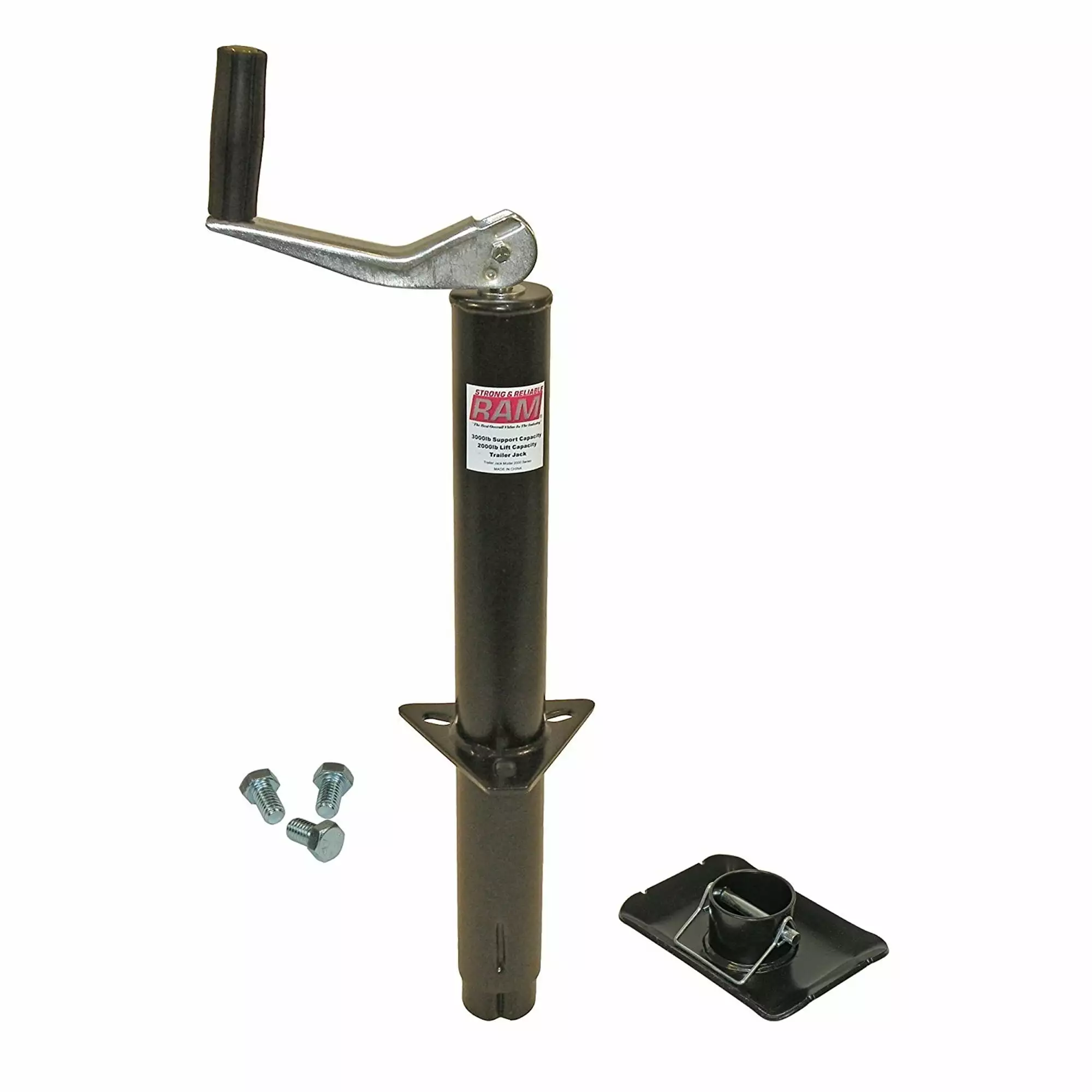 A-Frame Trailer Jack With Foot And Mounting Hardware