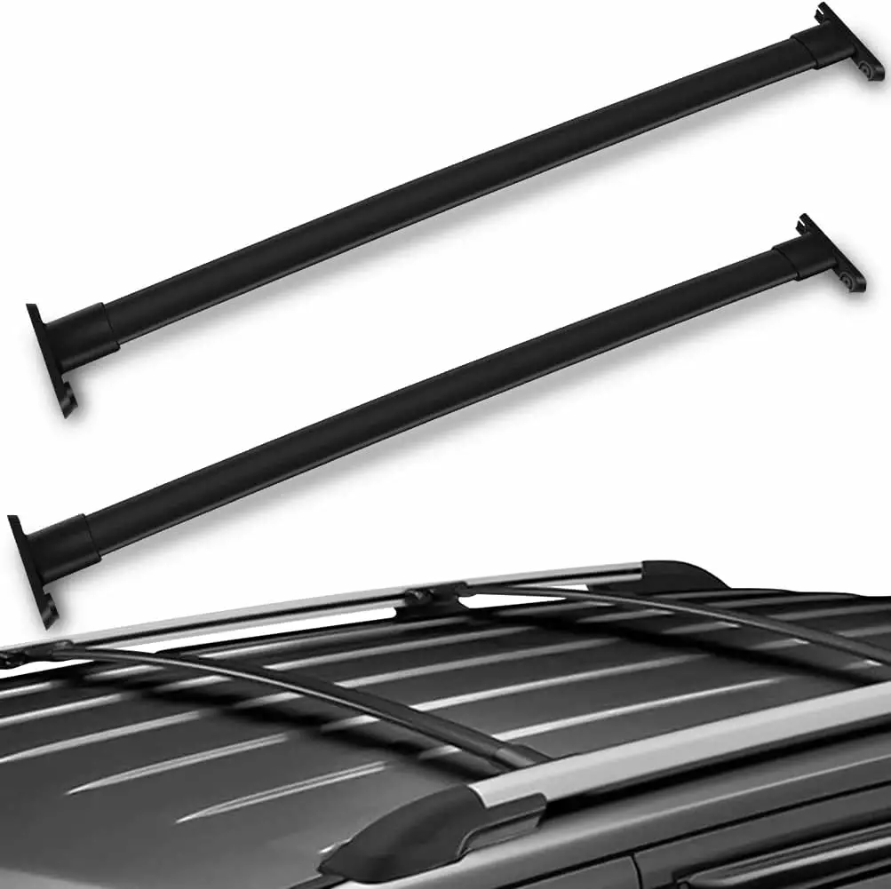 ECCPP Roof Rack Cross Bars Roof Rack Cargo Carrier fit for Ford Explorer 2011-2015 Cargo Racks Rooftop Luggage Canoe Kayak Carrier Rack Travel Essentials- 2 Pieces