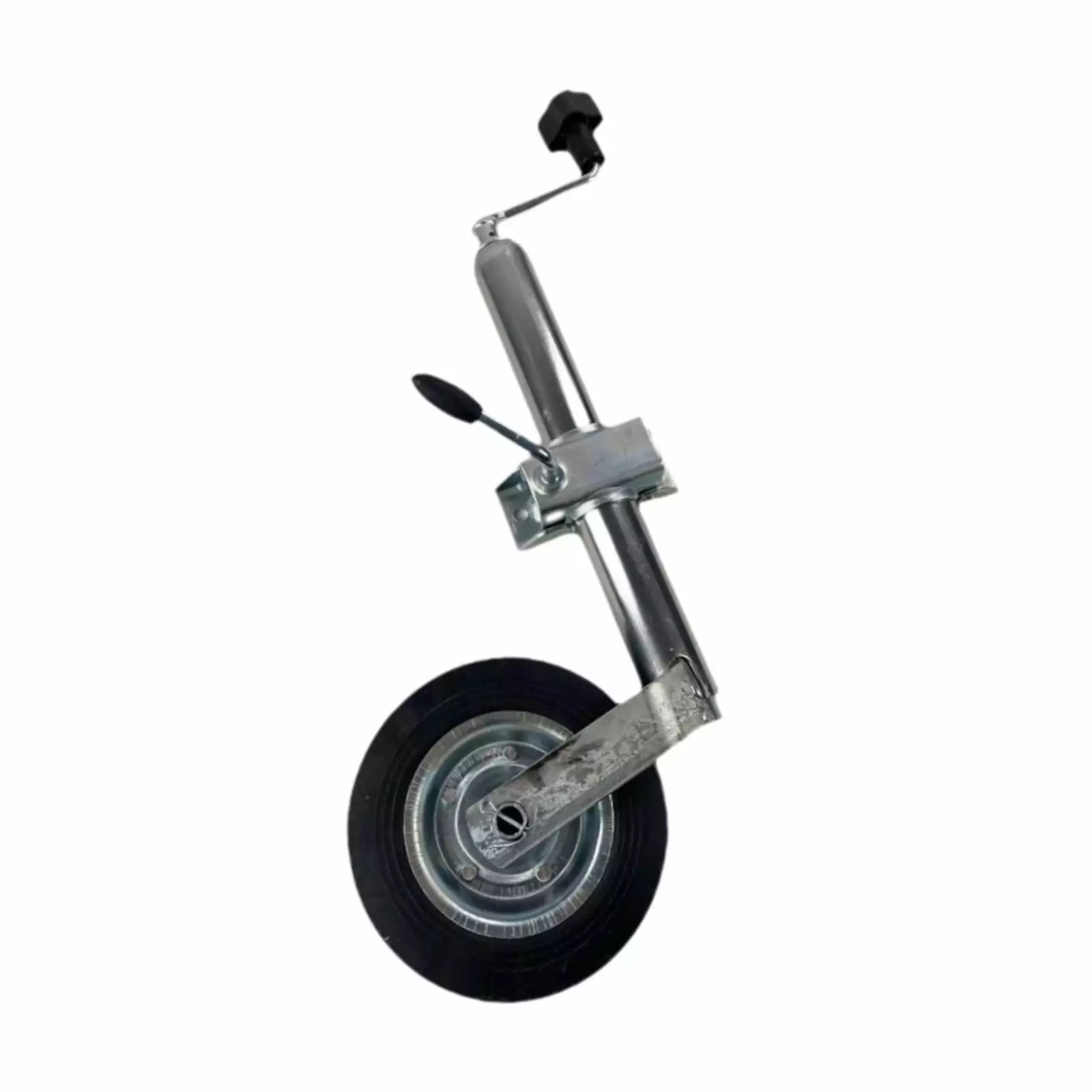 BAOSITY Trailer Jack 150kg Load Bearing Capacity Replaces Easy to Use Rubber Wheel Hand Crank Design Spare Parts Premium for Trailer