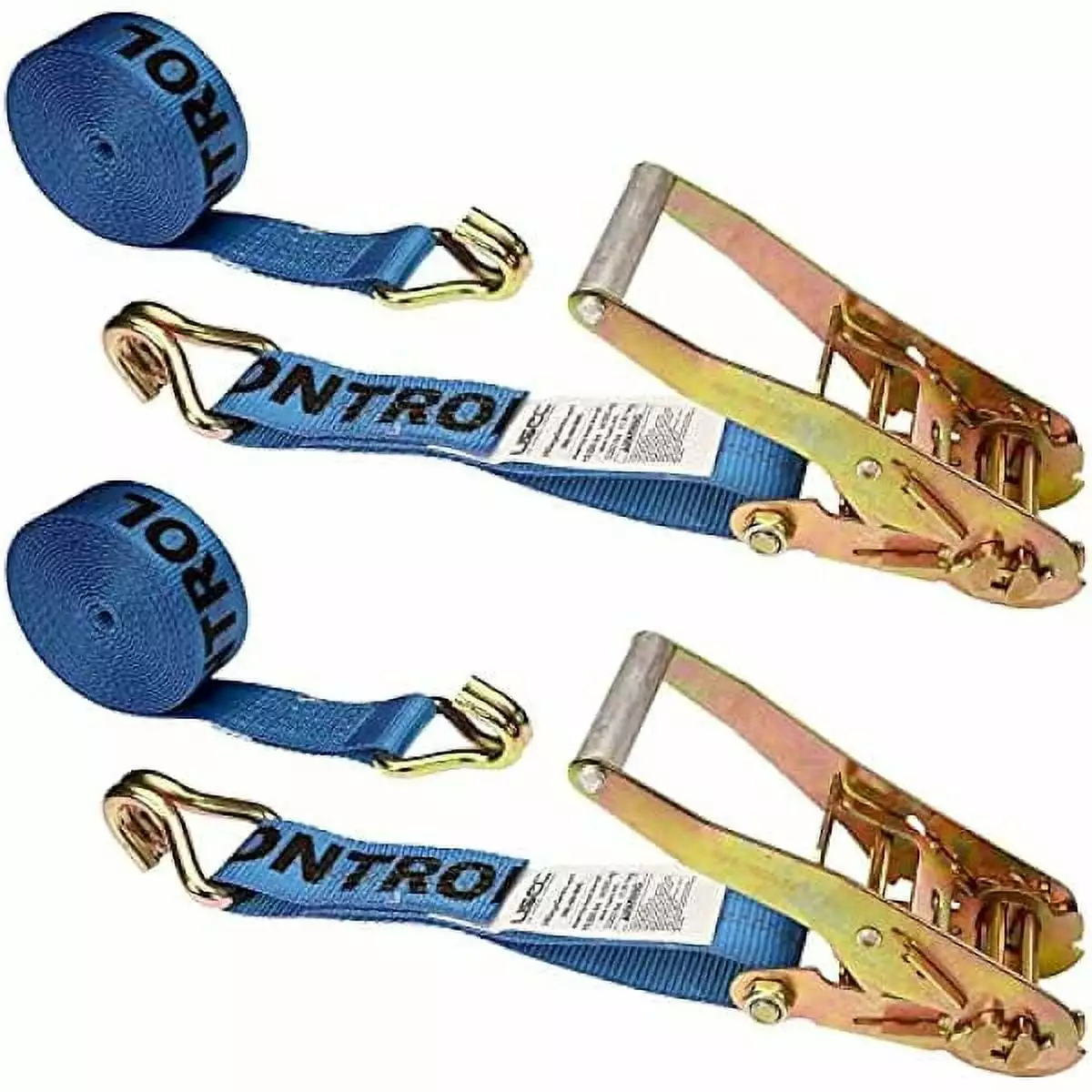 wangc123 Ratchet Straps. 2 Inch x 24 Foot Ratchet Straps. 2 Inch Ratchet Straps. Blue Ratchet Straps. Wire Hook Ratchet Straps. Tiedown Straps with Double J Hooks. 2 Pack